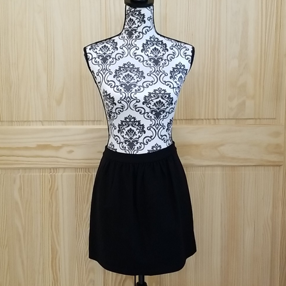 J. Crew Black Mini Skirt